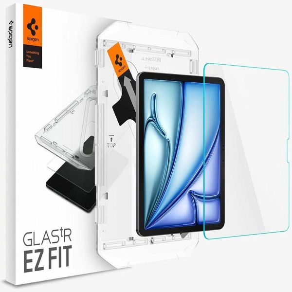 Spigen Protection d'écran en verre trempé GLAStR EZ Fit + Applicator iPad Air 11 pouces (2024) M2