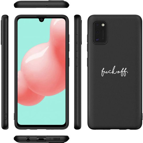 imoshion Coque Design Samsung Galaxy A41 - Fuck Off - Noir