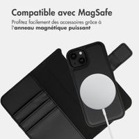 imoshion Étui portefeuille luxe 2-en-1 amovible Apple iPhone 14 - Noir