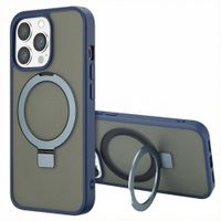 Accezz Coque Ring Stand avec MagSafe Apple iPhone 13 Pro - Bleu