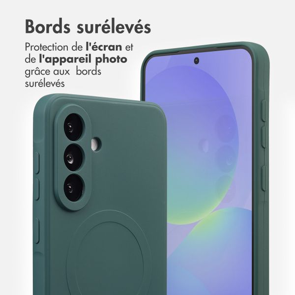 imoshion Coque Couleur avec MagSafe Samsung Galaxy A36 - Vert foncé