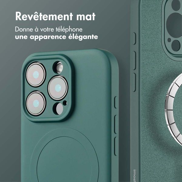 imoshion Coque Couleur avec MagSafe iPhone 16 Pro - Vert foncé