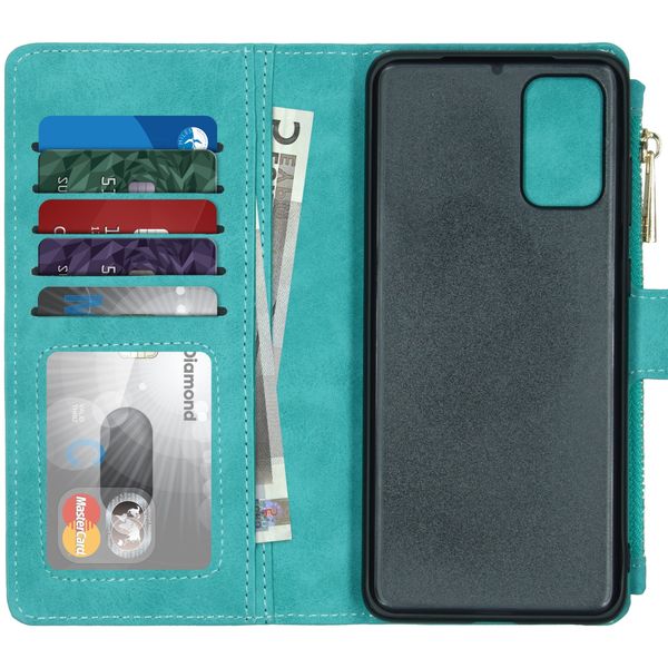 Porte-monnaie de luxe Samsung Galaxy S20 Plus - Turquoise