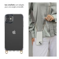 Selencia Coque arrière avec crochets amovibles Apple iPhone 11 - Transparent