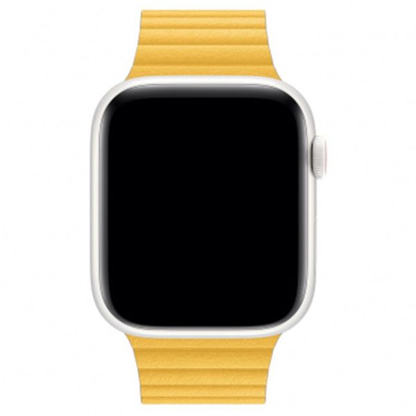 Apple ﻿Leather Loop M Apple Watch Series 1-10 / SE / Ultra (2) - 42/44/45/46/49 mm - Jaune