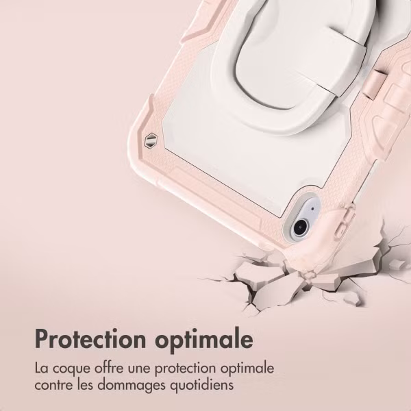 imoshion Coque tablette kidsproof Rugged Apple iPad 11 (2025) 11 pouces A16 / iPad 10 (2022) 10.9 pouces - Rose clair
