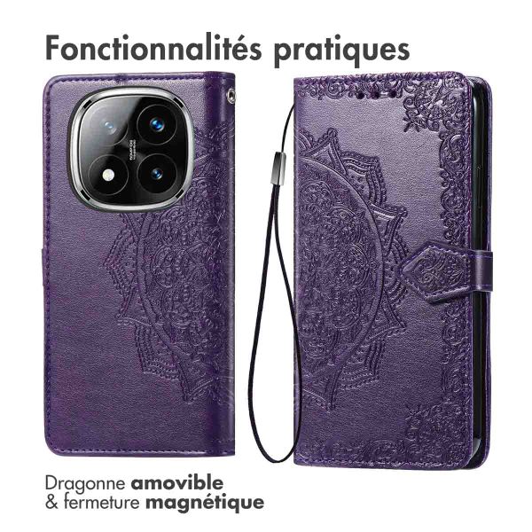 imoshion Etui de télephone Mandala Xiaomi Poco X7 - Violet