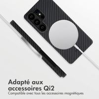 Accezz Coque Kevlar® MagSafe Samsung Galaxy S26 Ultra - Noir