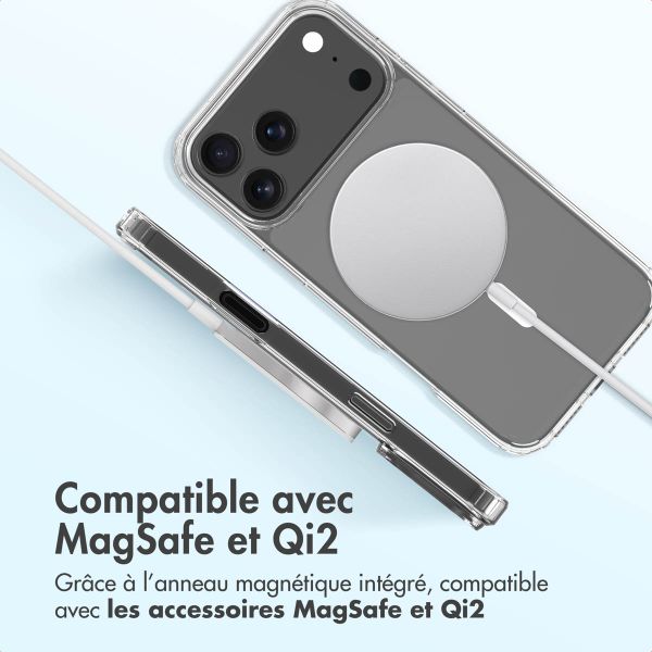 Accezz Coque arrière Xtreme Impact avec MagSafe Apple iPhone 17 Pro Max - Transparent