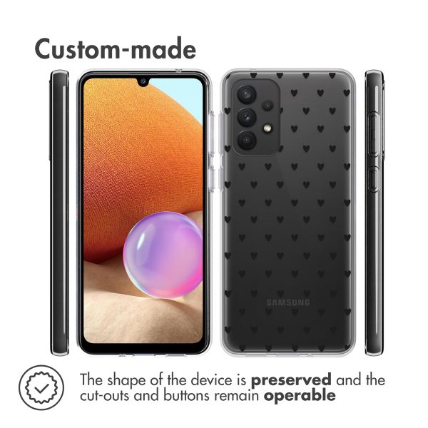 imoshion  Coque Design Samsung Galaxy A33 - Hearts All Over Black 