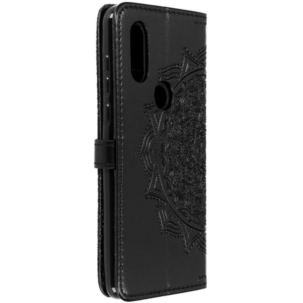 Etui de téléphone portefeuille Mandala Motorola One Vision