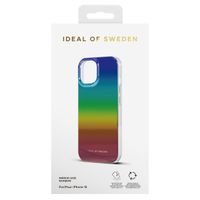 iDeal of Sweden Coque arrière Mirror Apple iPhone 13/14/15/16e - Rainbow