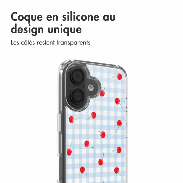 imoshion Coque Design Apple iPhone 16 - Cherry Check