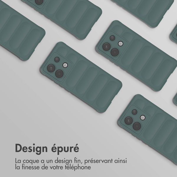 imoshion Coque arrière EasyGrip Xiaomi Redmi Note 13 Pro (5G) - Vert foncé