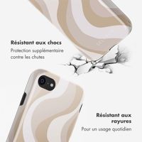 Selencia Coque arrière Vivid Tough iPhone SE (2022 / 2020) / 8 / 7 - Desert Waves Beige