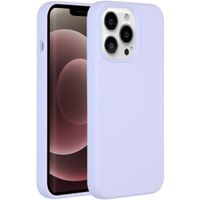 Accezz Coque Liquid Silicone iPhone 13 Pro Max - Violet