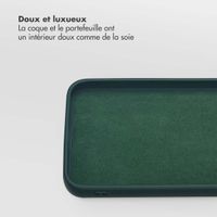 Selencia Étui portefeuille amovible Olyn avec MagSafe Samsung Galaxy A35 / A55 - Vert