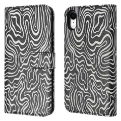 imoshion Étui de télephone portefeuille Design Apple iPhone Xr - Black And White