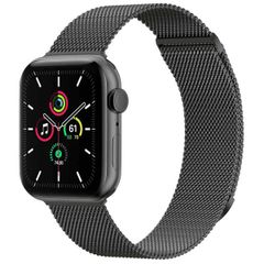 imoshion Bracelet magnétique milanais Apple Watch Series 1 - 9 / SE (38/40/41 mm) | Series 10 / 11 (42 mm) - Taille S - Space Grey