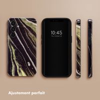 Selencia Coque arrière Vivid Tough Samsung Galaxy A35 - Chic Marble