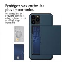 imoshion Coque arrière avec porte-cartes Apple iPhone 11 Pro - Bleu foncé