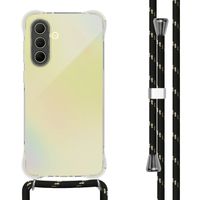 imoshion Coque avec dragonne Samsung Galaxy A36 - Noir / Dorée