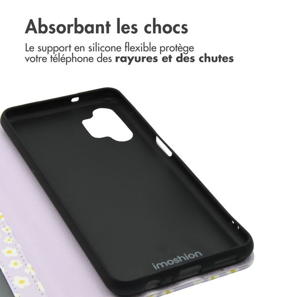 imoshion Étui de télephone portefeuille Design Samsung Galaxy A13 (5G) - White Daisy