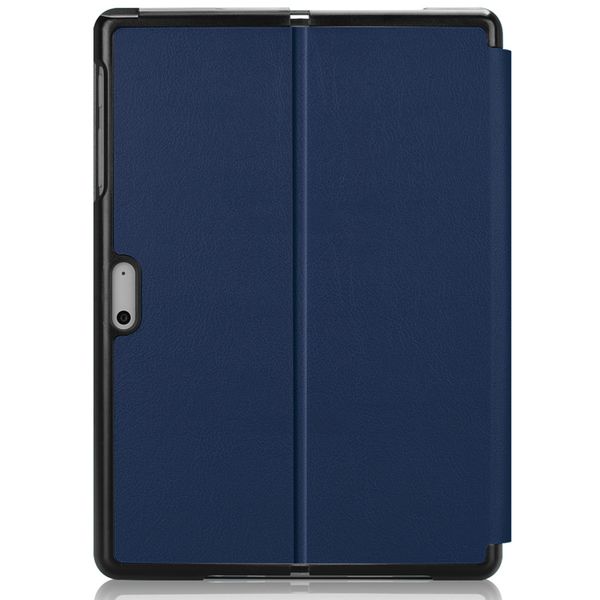 imoshion Coque tablette Trifold Microsoft Surface Go 4 / Go 3 / Go 2 - Bleu foncé