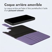 imoshion Étui portefeuille luxe 2-en-1 amovible Samsung Galaxy S25 - Violet