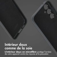 Accezz Étui de télephone portefeuille en cuir 2-en-1 avec MagSafe Samsung Galaxy S24 Plus - Onyx Black