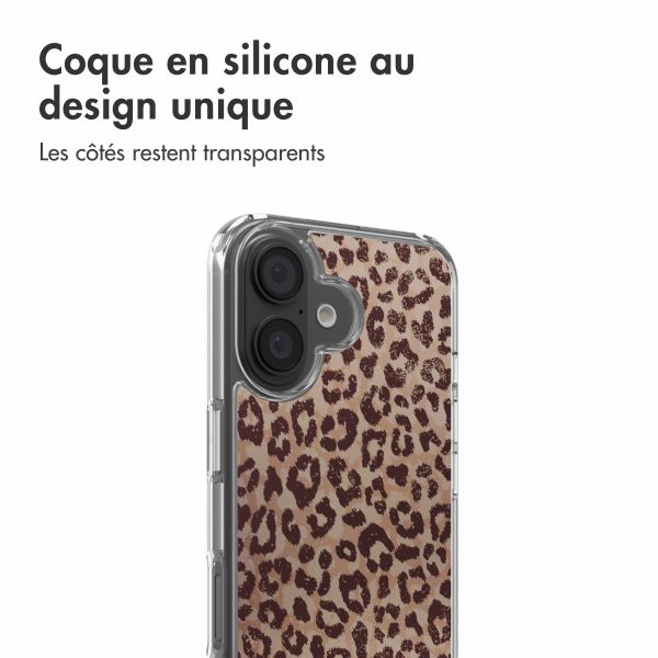 imoshion Coque Design Apple iPhone 16 - Leopard Mood