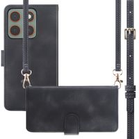 imoshion Etui de télephone portefeuille avec cordon Motorola Edge 70 - Noir