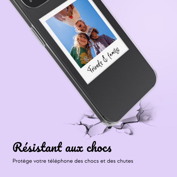 Coque avec votre propre photo et/ou texte Apple iPhone 13 - Polaroid