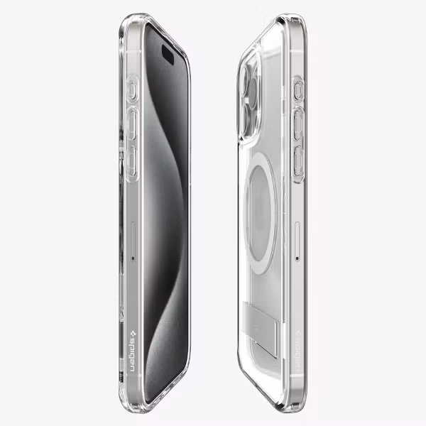 Spigen Coque Ultra Hybrid S MagSafe Apple iPhone 15 Pro Max - Transparent