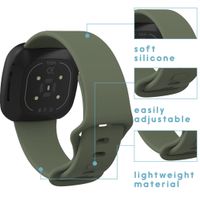 imoshion Bracelet silicone Fitbit Versa 4/ 3 / Sense (2) - Vert