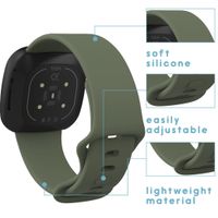 imoshion Bracelet silicone le Fitbit Versa 4 / 3 / Sense (2) - Vert