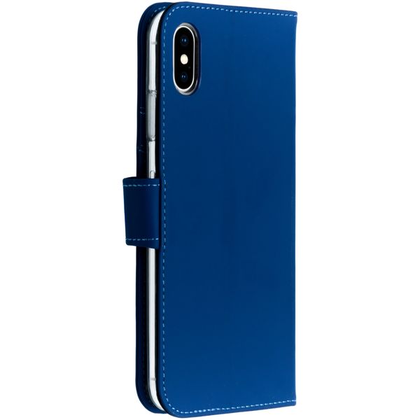 Accezz Étui de téléphone Wallet iPhone Xs Max - Bleu