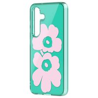 Samsung Coque Unikko Hybrid Marimekko Samsung Galaxy S25 - Rose