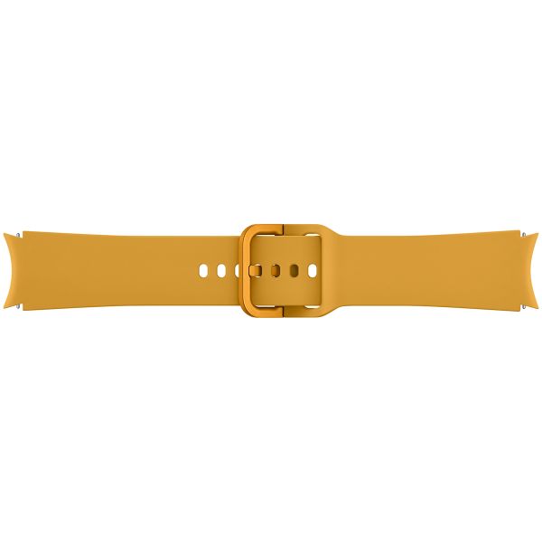 Samsung Bracelet Original Sport Samsung Galaxy Watch 4 / 5 / 6 / 7 - 20 mm - M/L - Jaune moutarde