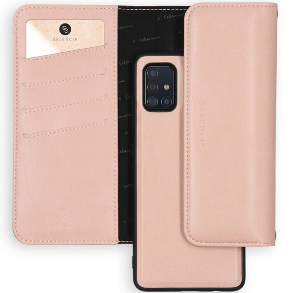 Selencia Pochette amovible en cuir végétalien Eny Samsung Galaxy A51