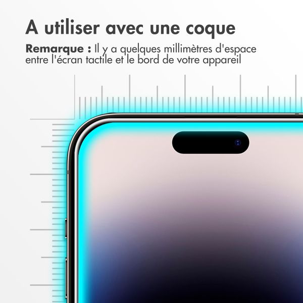 Accezz Protection d'écran en verre trempé Apple iPhone 15 Plus / 15 Pro Max / 16 Plus