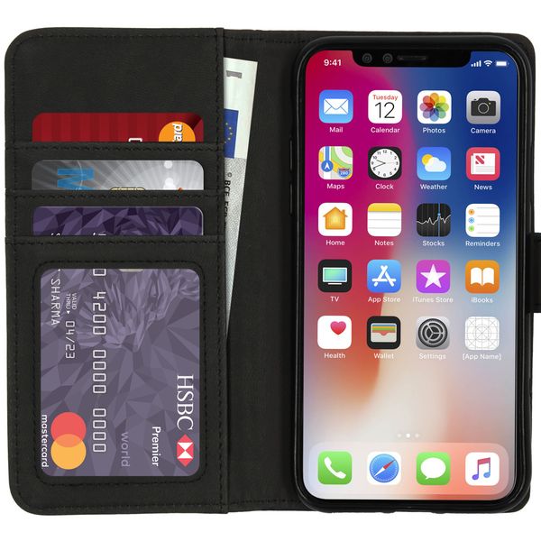 imoshion Étui de téléphone portefeuille Luxe iPhone Xs / X - Bleu