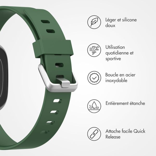 imoshion Bracelet silicone Fitbit Versa / Versa 2 / Versa Lite - Taille S - Vert foncé