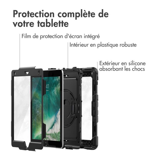 Accezz Coque arrière Defender XT Apple iPad 6 (2018) 9.7 pouces / iPad 5 (2017) 9.7 pouces - Noir