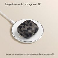 Selencia Coque Sabi motif panthère  Apple Airpods 3 - Midnight Black