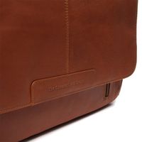 The Chesterfield Brand Sac ordinateur 15-15.6 pouces Richard - Sac à bandoulière - Cuir véritable - Cognac