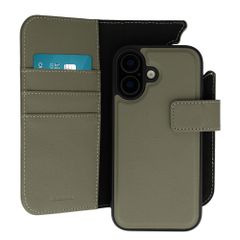 imoshion Étui portefeuille luxe 2-en-1 amovible Apple iPhone 16 - Vert