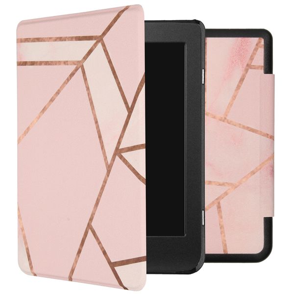 imoshion ﻿Design Slim Hard Sleepcover Kobo Nia - Pink Graphic