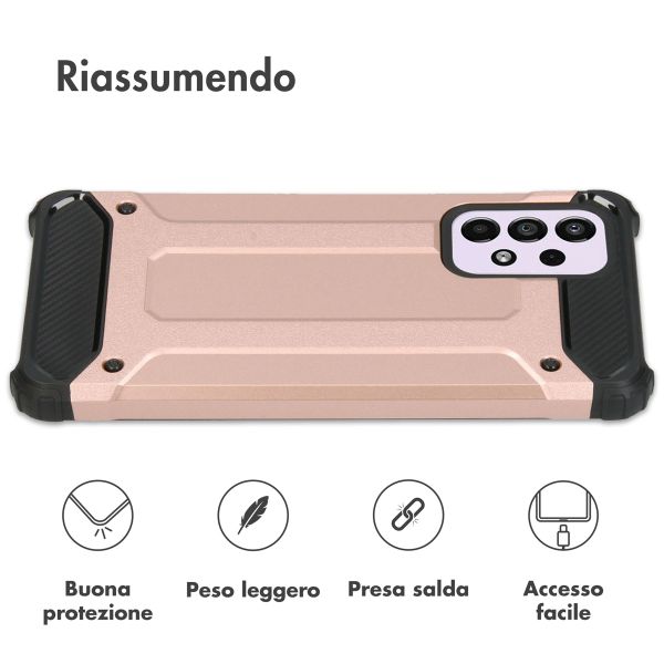 imoshion Coque Rugged Xtreme Samsung Galaxy A33 - Rose Doré
