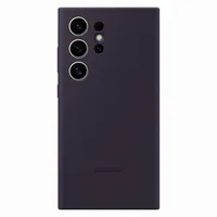 Samsung Original Coque en silicone Samsung Galaxy S24 Ultra - Dark Violet